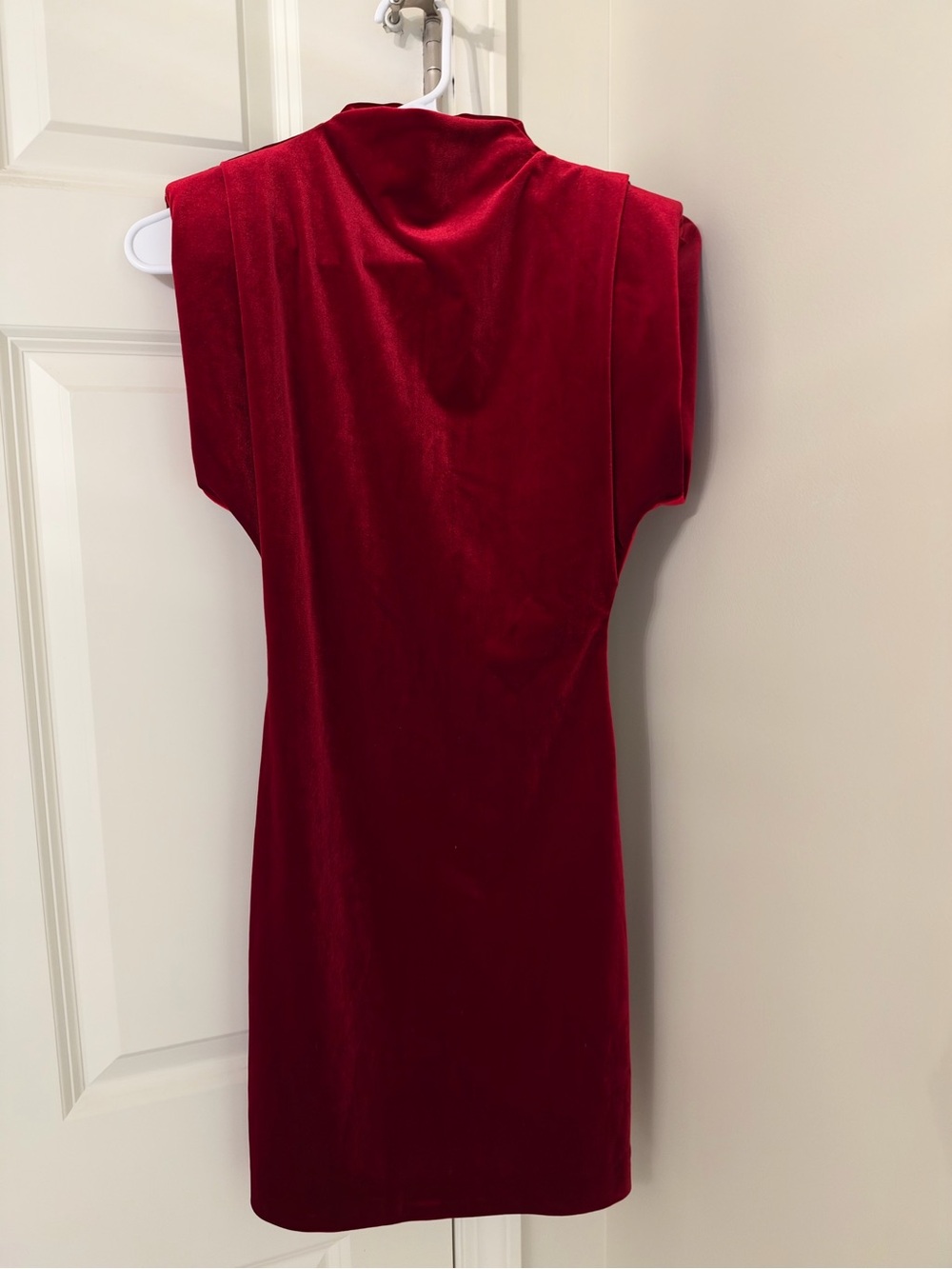 Zara Red Velvet Mini Dress size XS